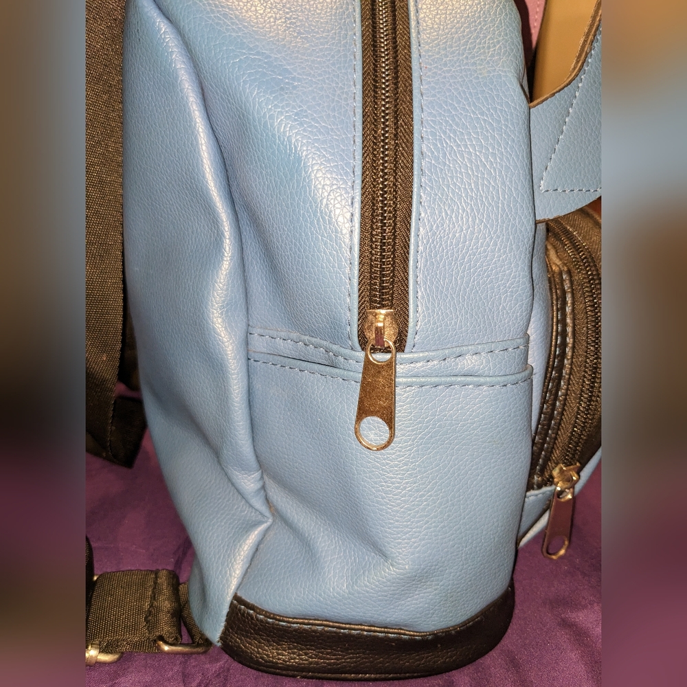 Disney Stitch Eating Pizza Mini Backpack - Picture 4 of 9